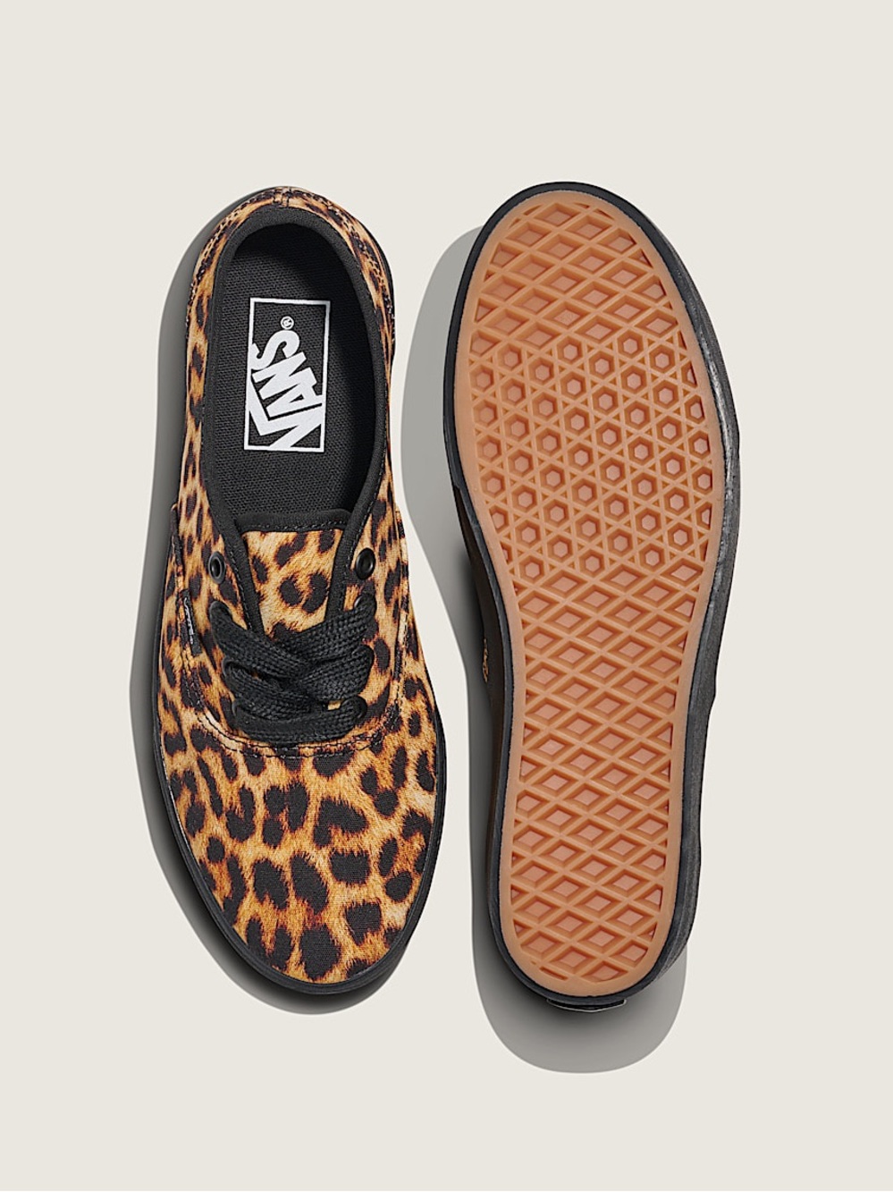 Vans Iconic Authentic Lowpro Shoe Leopard Print Animal Print Canvas Sneaker W8.5 - Picture 9 of 10